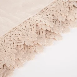 Cream Tablecloth with Sicilian Lace