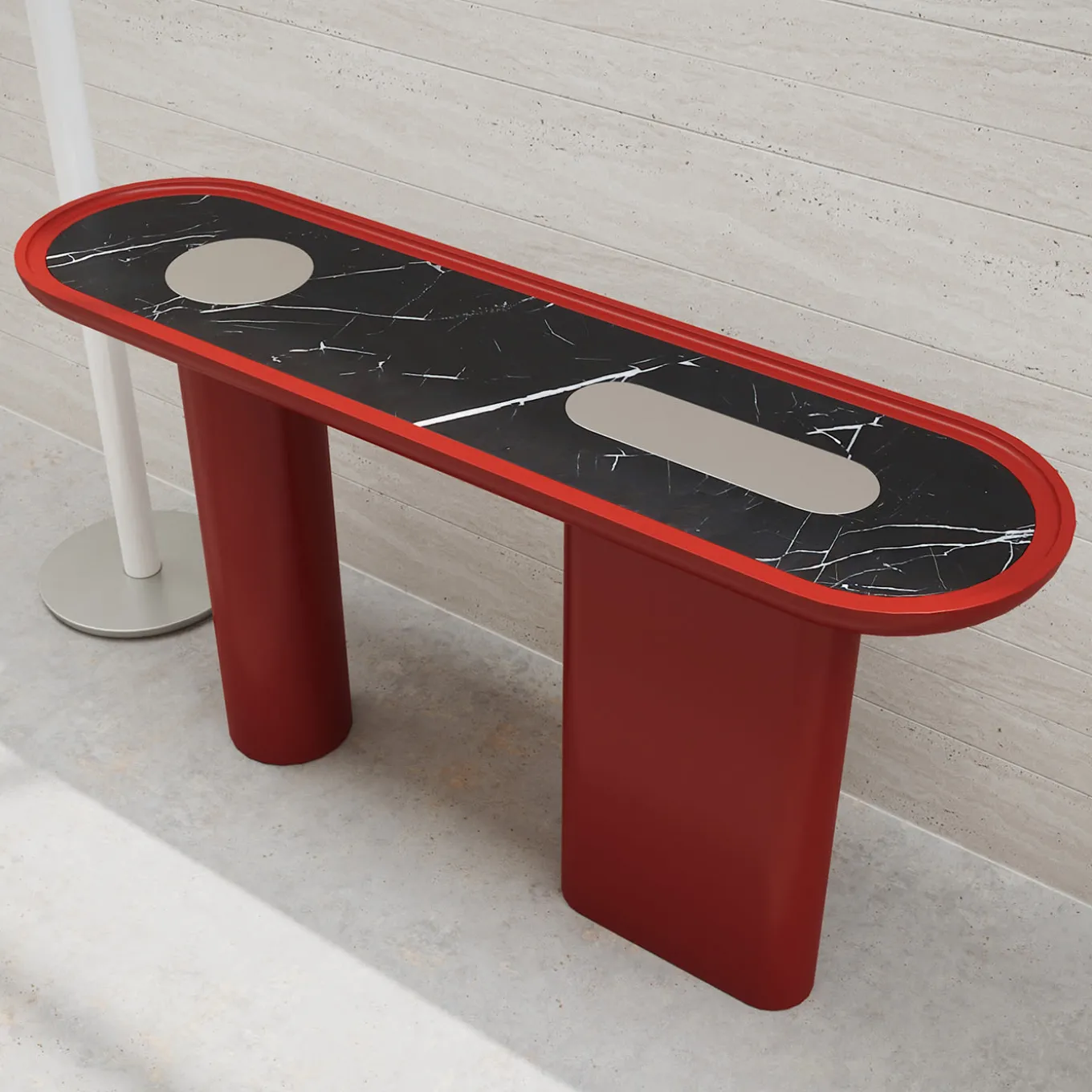 Creta Coral Red Console