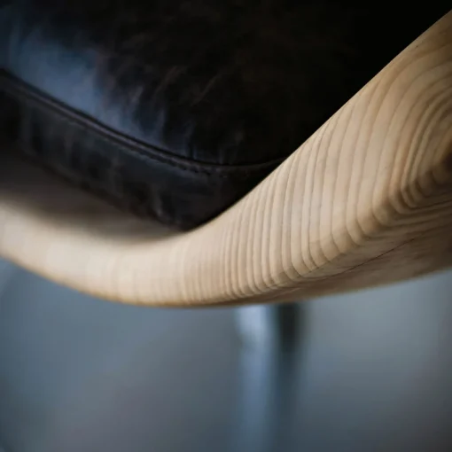 Creus Revolving Cedar Armchair by Pininfarina