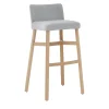 Croissant 577 Light-Gray Stool by Emilio Nanni