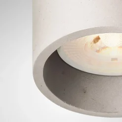 Cromia Large Dove Gray Ceiling Lamp