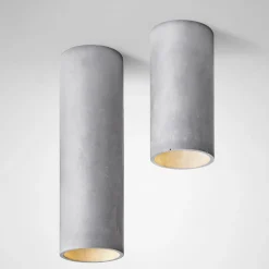 Cromia Large Gray Ceiling Lamp