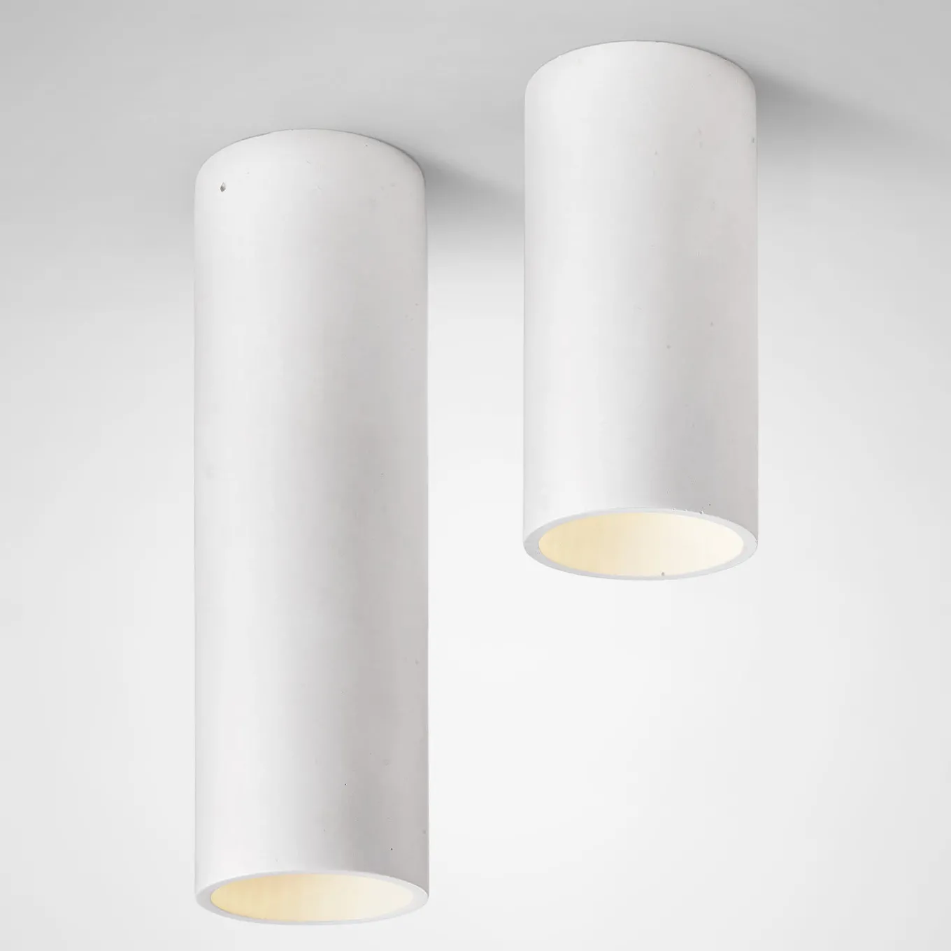 Cromia Large White Ceiling Lamp