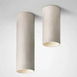 Cromia Small Dove Gray Ceiling Lamp