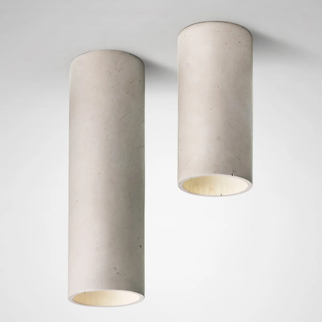 Cromia Small Dove Gray Ceiling Lamp