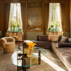 Cross Bar Coffee Table