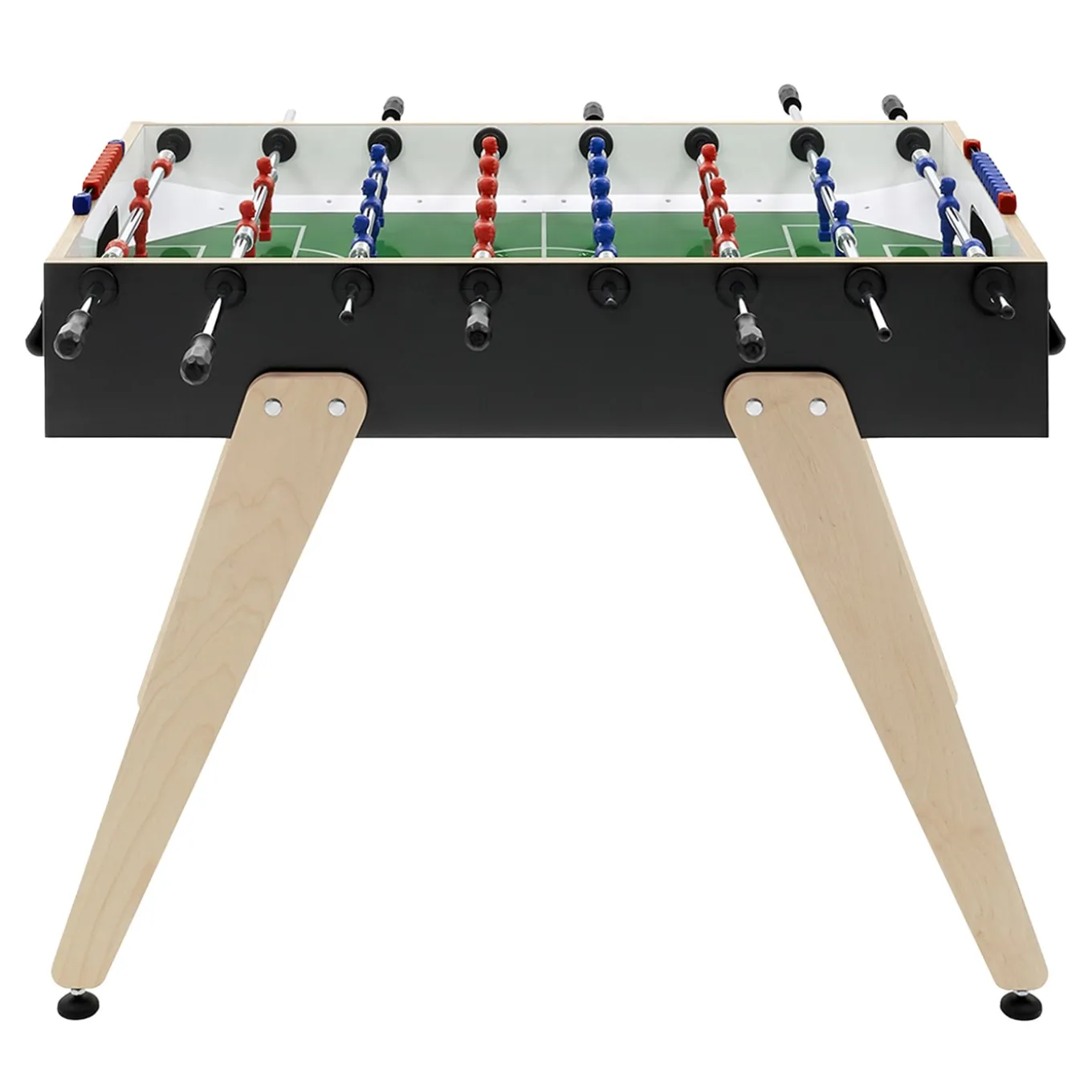 Cross Outdoor Black Foosball Table by Basaglia + Rota Nodari