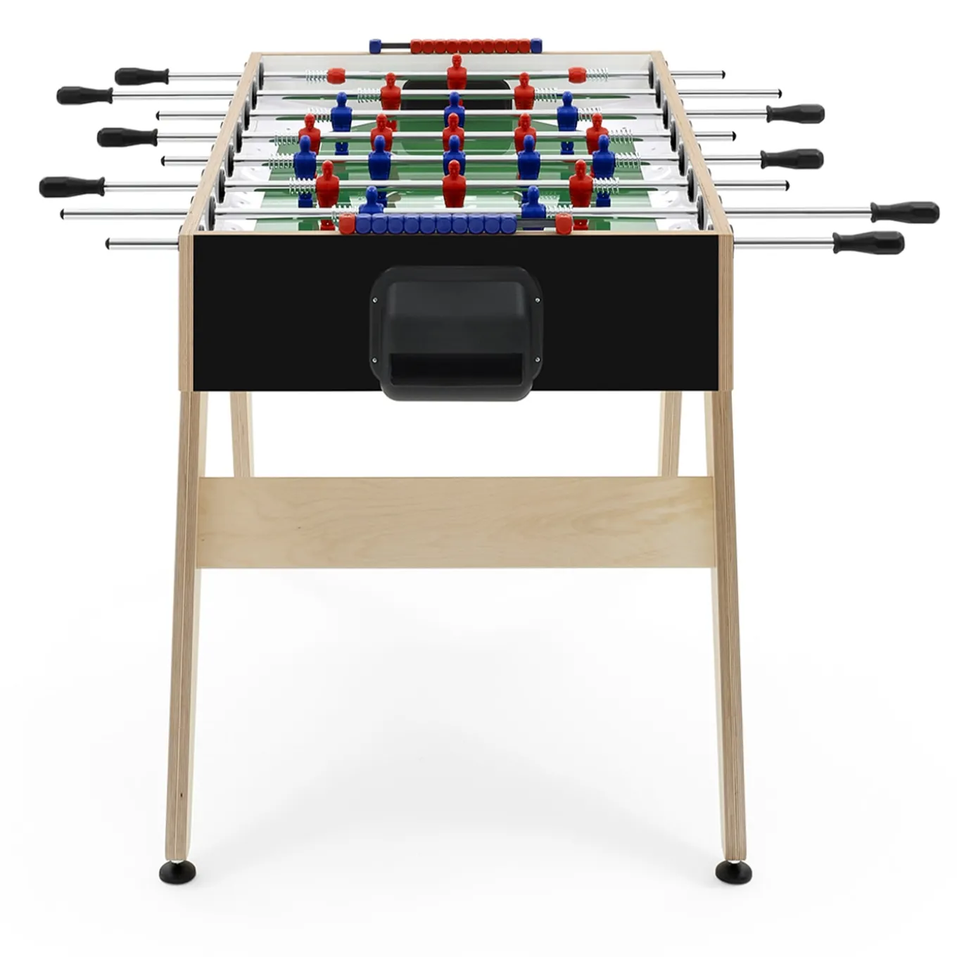 Cross Outdoor Black Foosball Table by Basaglia + Rota Nodari