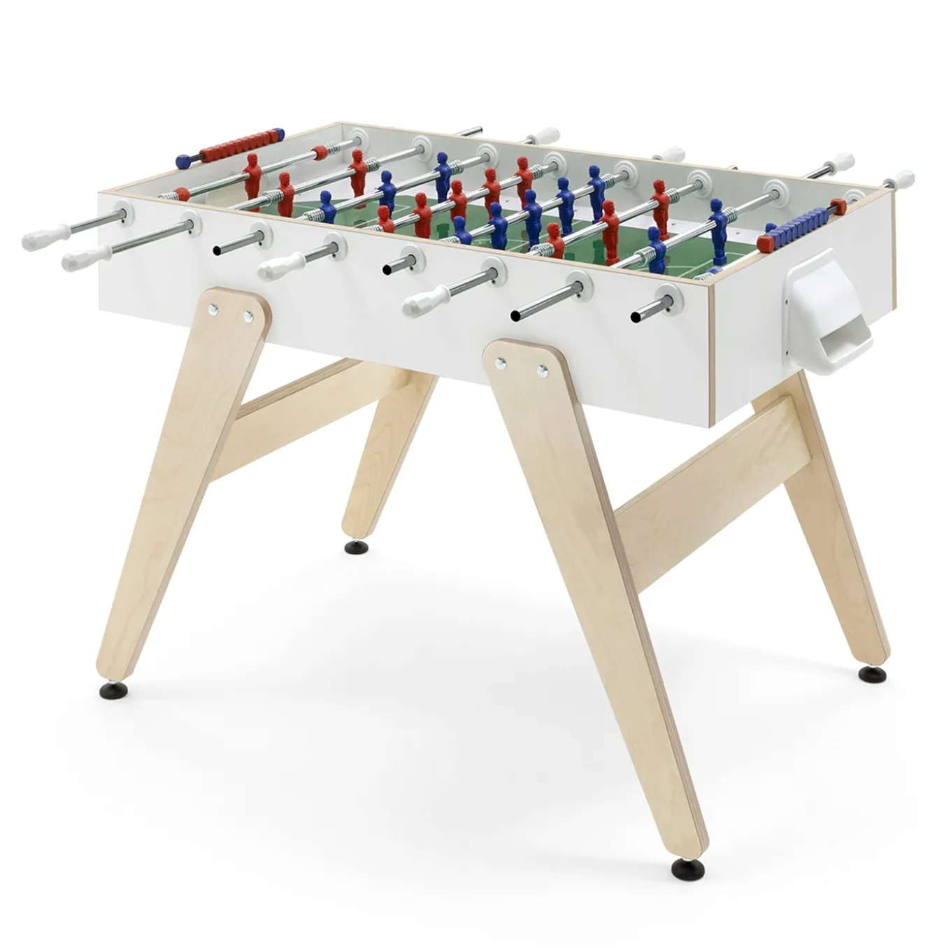 Cross Outdoor White Foosball Table by Basaglia + Rota Nodari