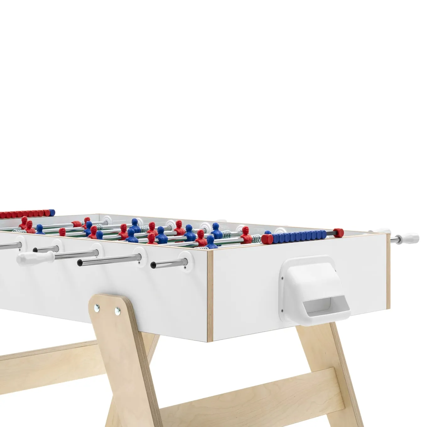 Cross Outdoor White Foosball Table by Basaglia + Rota Nodari