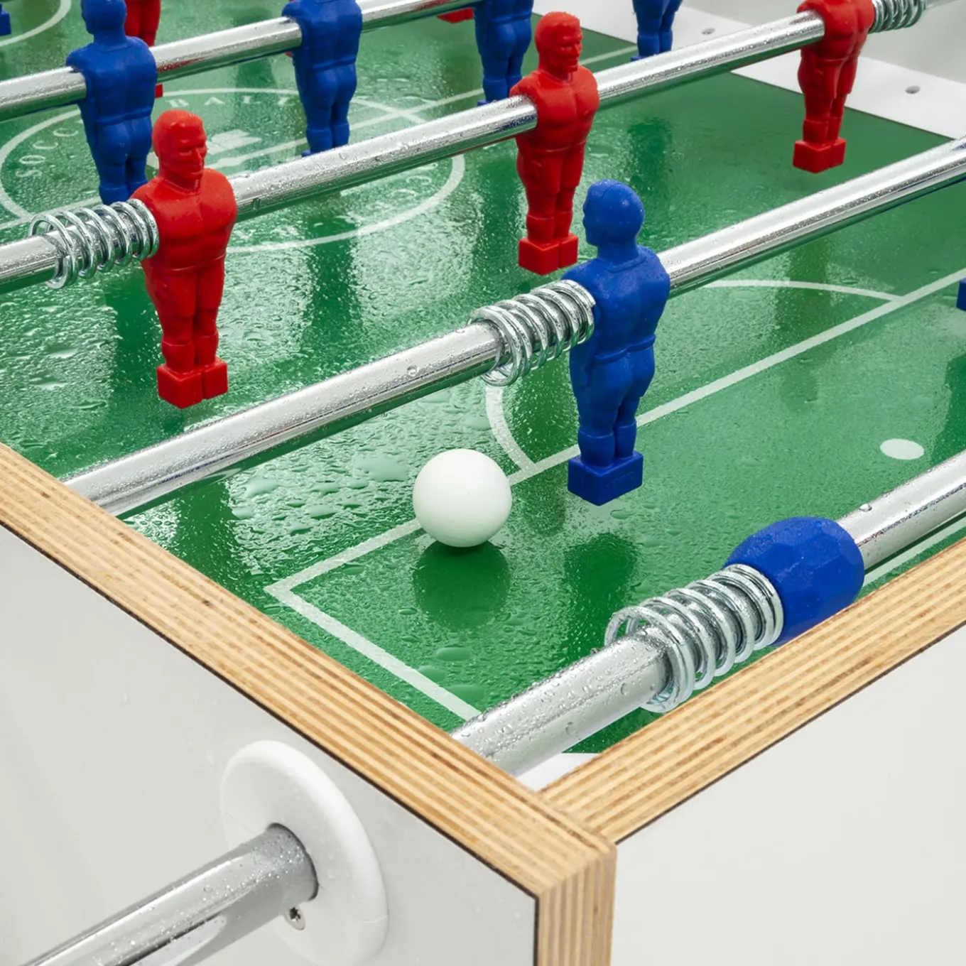 Cross Outdoor White Foosball Table by Basaglia + Rota Nodari