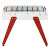 Cross White and Red Foosball Table by Basaglia + Rota Nodari