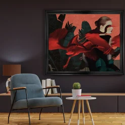 Crossed Glances Digital Painting