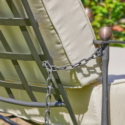 Crossweave Cushioned Reclining Armchair