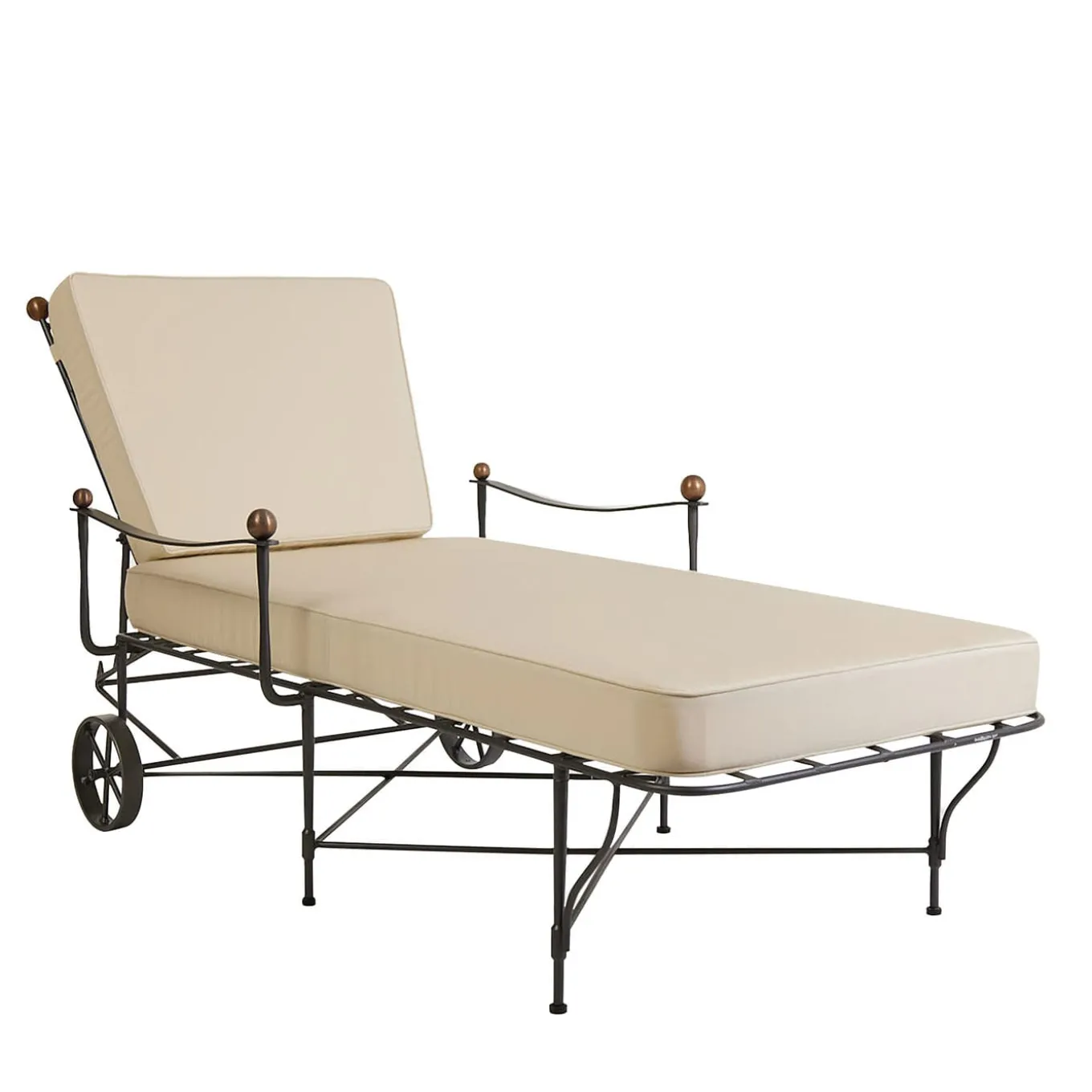 Crossweave Cushioned Reclining Sunbed