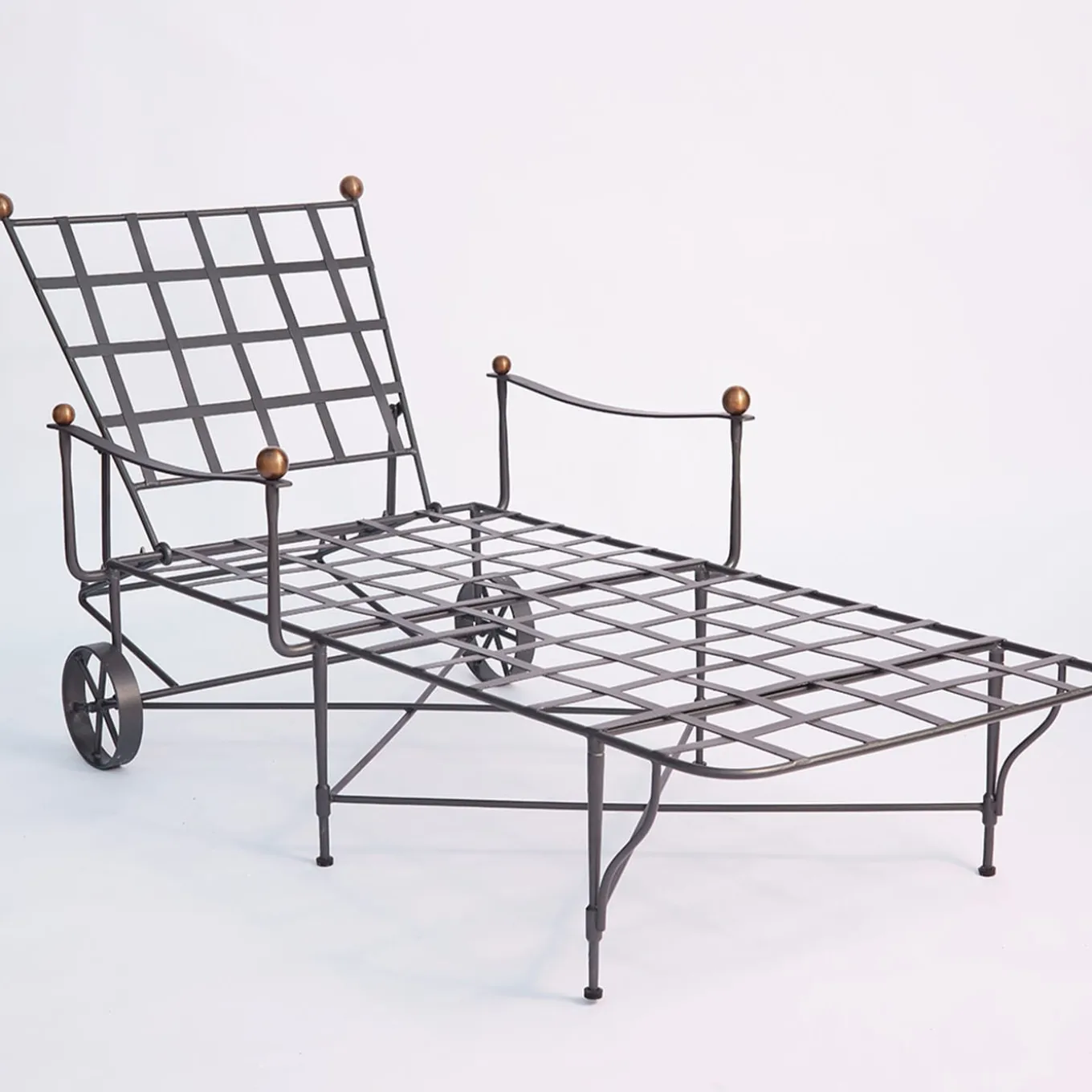 Crossweave Cushioned Reclining Sunbed