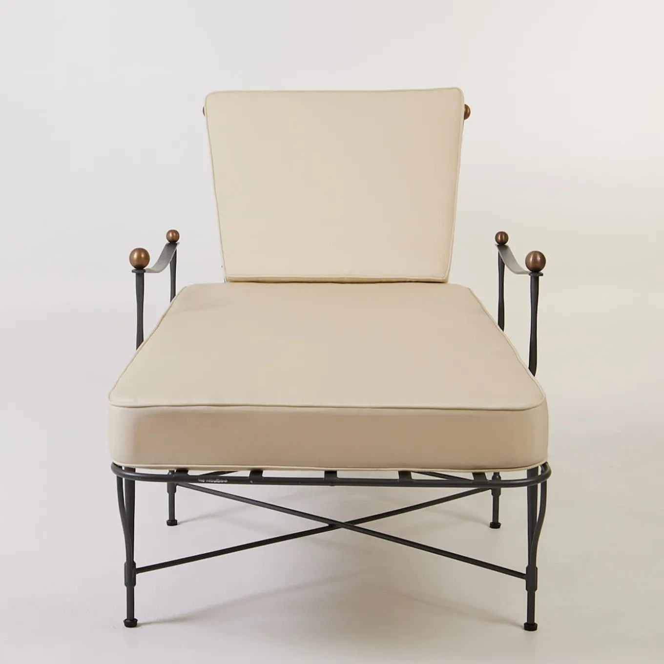 Crossweave Cushioned Reclining Sunbed