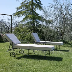 Crossweave Cushioned Reclining Sunbed