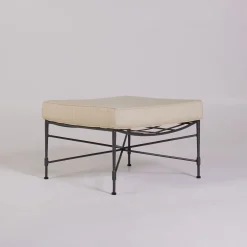 Crossweave Low Cushioned Pouf