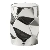 Crumpled Chrome Aluminium Stool #2