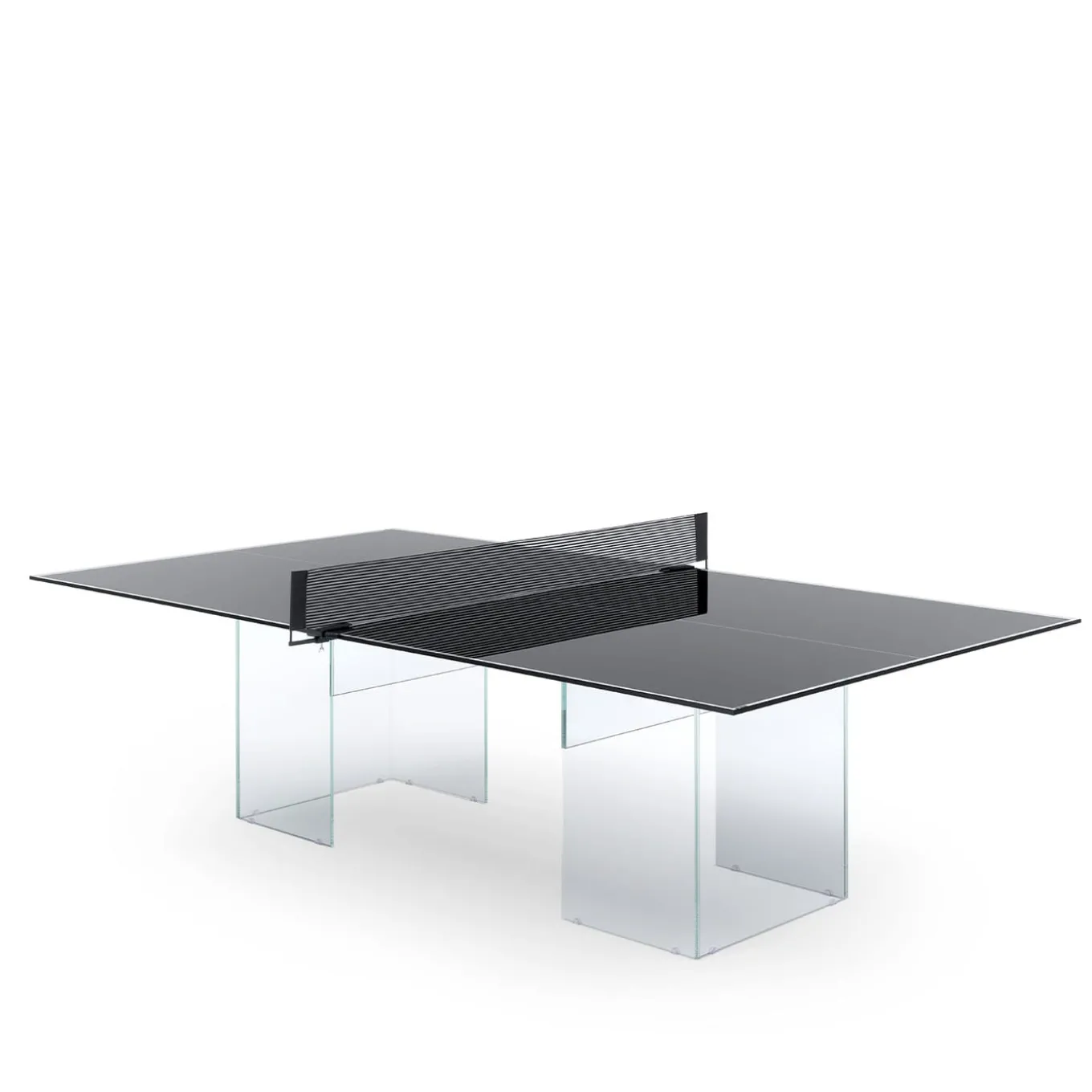 Crystal Black Ping Pong Table