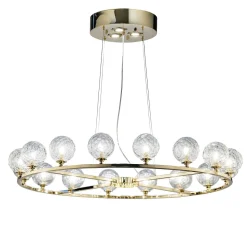 Crystal Spheres Chandelier