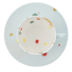 Crystal Tea Cup And Saucer