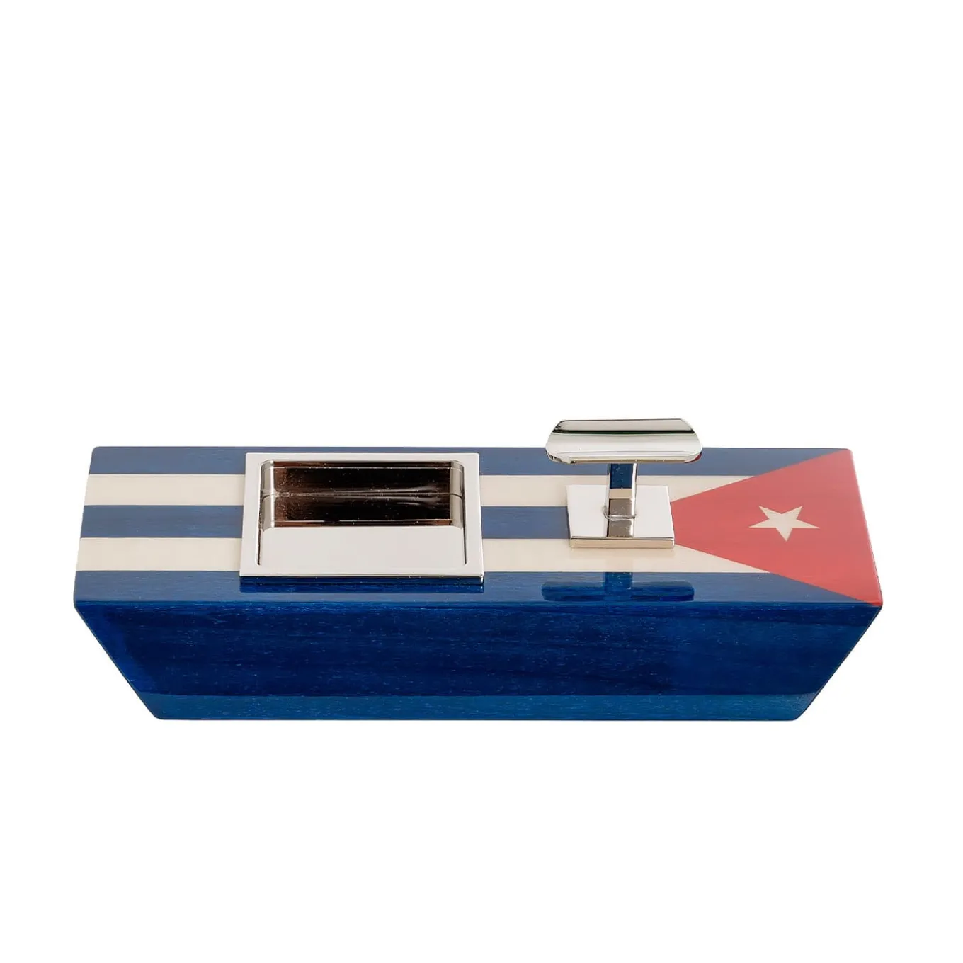 Cuban Flag Single Ashtray