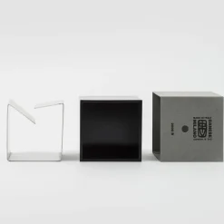 Cubo Large Black Ashtray by Bruno Munari