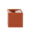Cubo Small Orange Ashtray by Bruno Munari