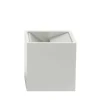 Cubo Small White Ashtray by Bruno Munari