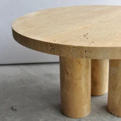 Cuddle Beige Travertine Coffee Table