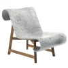 Curl Armchair in White Carrara Marble by Gritti Rollo