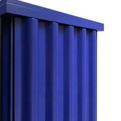 Curl Electric Blue MDF Cabinet