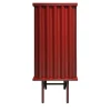 Curl Fire Red MDF Cabinet