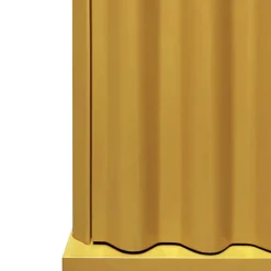 Curl Golden Yellow 2-Door MDF Cabinet