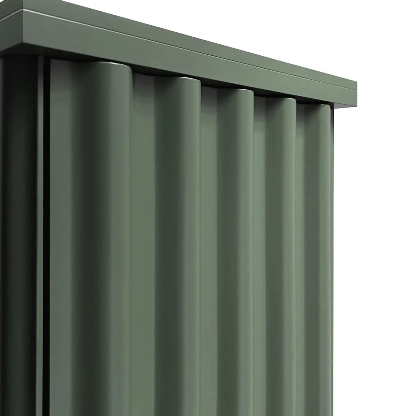 Curl Rosemary Green MDF Cabinet