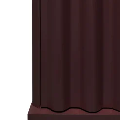 Curl Wine Red 2-Door MDF Cabinet