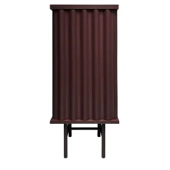 Curl Wine Red MDF Cabinet