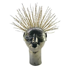 Curly Head Sculpture