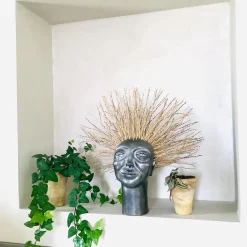 Curly Head Sculpture