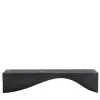 Curve Volcano-Black Bench by Brodie Neill
