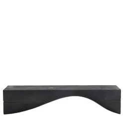 Curve Volcano-Black Bench by Brodie Neill