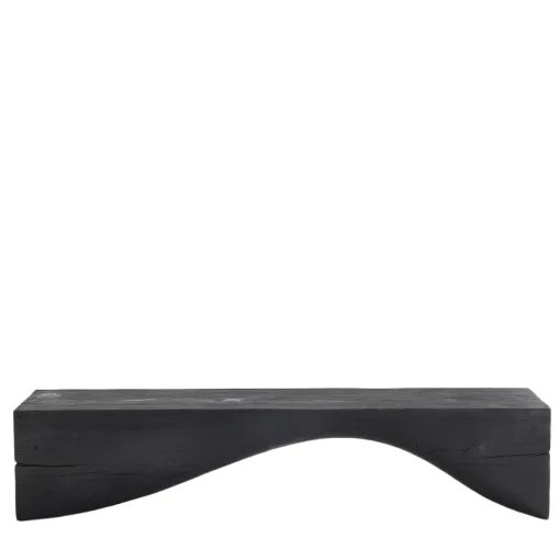 Curve Volcano-Black Bench by Brodie Neill
