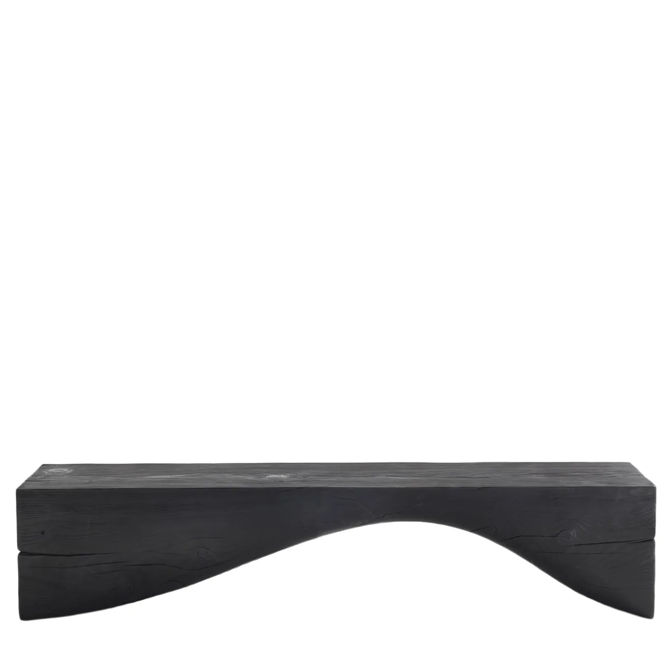 Curve Volcano-Black Bench by Brodie Neill