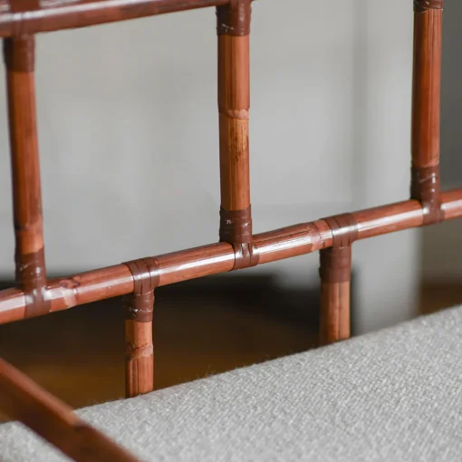 Cushioned Bamboo Bench