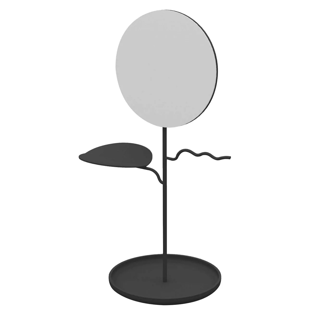 Custode Anthracite Jewelry Stand with Mirror