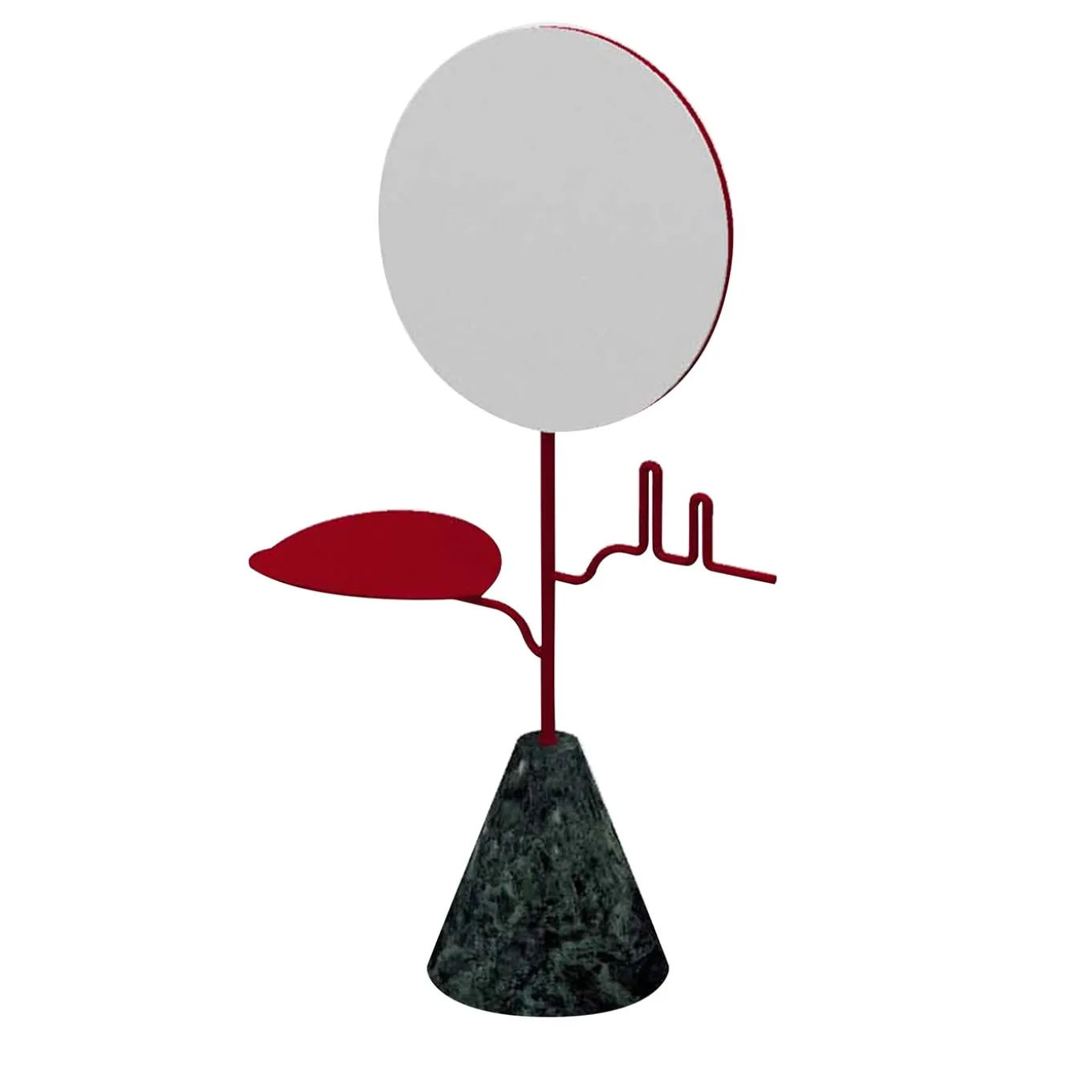 Custode Ruby Red/Green Guatemala Jewelry Stand with Mirror