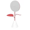 Custode Salmon Pink/Carrara Jewelry Stand with Mirror