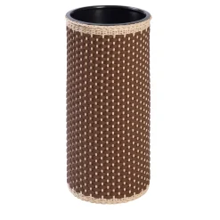 Cézanne Leather & Rattan Umbrella Stand